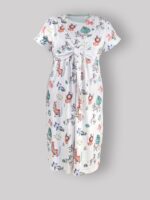 ست پیراهن بارداری – شیردهی ، سرهمی و کلاه و هدبند مادر طرح سافاری Safari -سایز 2 - Image 8