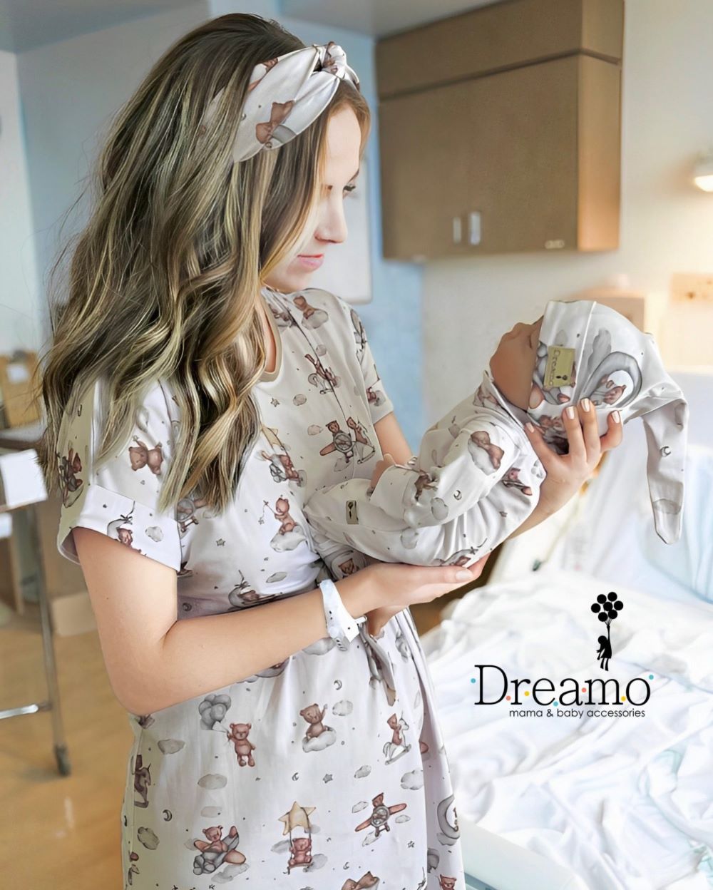 IMG_1911 پیراهن شیردهی تک طرح تدی Teddyسایز 2 - Image 1