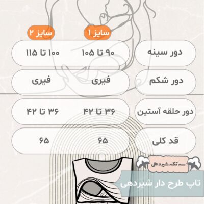 شماتیک بلوز شیردهی