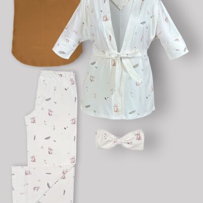 ست 4 تکه بیمارستانی طرح مادلین