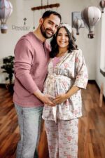 ست 4 تکه بیمارستانی طرح بالن صورتی