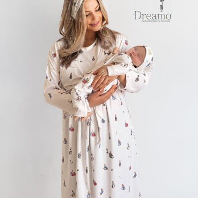 ست پیراهن بارداری،شیردهی و زایمان طرح پیتر ربیت