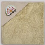 پتو دورپیچ دولایه نوزاد (پشت تدی) کلاه دار طرح رنگین کمان | برند دریمو