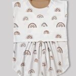 بلوز شیردهی مادر طرح بنت - سایز2 - تمام پنبه ارگانیک ضد حساسیت|برند دریمو