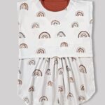 بلوز شیردهی مادر طرح بنت - سایز2 - تمام پنبه ارگانیک ضد حساسیت|برند دریمو