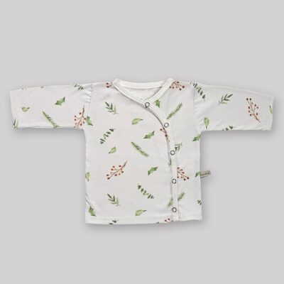 بلوز جلو دکمه دار(مانتویی) نوزاد طرح نوئل