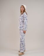 ست بلوز و شلوار 100% پنبه ارگانیک طرح ویلیج Village | برند دریمو - Image 2