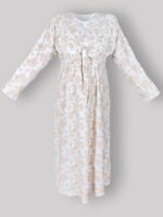 پیراهن راحتی با قابلیت شیردهی آسان (بدون هدبند/ تل) پنبه ارگانیک طرح آمبر(Amber) | برند دریمو - Image 5