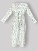 پیراهن راحتی با قابلیت شیردهی آسان (بدون هدبند/ تل) پنبه ارگانیک طرح هربا (Herba) | برند دریمو - Image 5