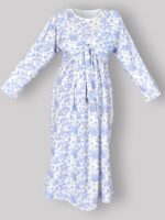 پیراهن راحتی با قابلیت شیردهی آسان (بدون هدبند/ تل) پنبه ارگانیک طرح ویولا (Viola) | برند دریمو - Image 3