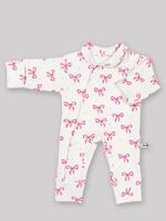 ست سرهمی و کلاه (سایز 0 تا 2 ماه) پنبه ارگانیک طرح پاپیون(Papillon) | برند دریمو - Image 2