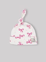 ست سرهمی و کلاه (سایز 0 تا 2 ماه) پنبه ارگانیک طرح پاپیون(Papillon) | برند دریمو - Image 3