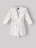 ست 3 تکه راحتی / بیمارستانی (بدون هدبند/ تل) پنبهٔ ارگانیک طرح آمبر(Amber) | برند دریمو - Image 5