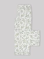 ست 3 تکه راحتی / بیمارستانی (بدون هدبند/ تل) پنبهٔ ارگانیک طرح هربا(Herba) | برند دریمو - Image 10