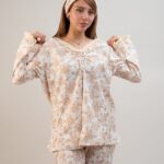 ست بلوز و شلوار کژوال (بدون هدبند/ تل) پنبه ارگانیک طرح آمبر(Amber) | برند دریمو