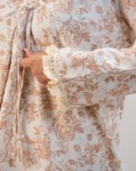 ست بلوز و شلوار کژوال بارداری / راحتی (بدون هدبند/ تل) پنبه ارگانیک طرح آمبر(Amber) | برند دریمو - Image 4