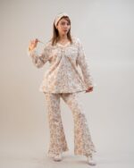 ست بلوز و شلوار کژوال بارداری / راحتی (بدون هدبند/ تل) پنبه ارگانیک طرح آمبر(Amber) | برند دریمو - Image 2
