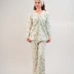 ست بلوز و شلوار کژوال (بدون هدبند/ تل) پنبه ارگانیک طرح هربا (Herba) | برند دریمو