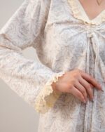 ست بلوز و شلوار کژوال (بدون هدبند/ تل) پنبه ارگانیک طرح اسکارلت (Scarlet) | برند دریمو - Image 4