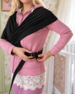 آغوشی پارچه ای 4 فصل | مدل Easy fit | پارچه Z Plus | رنگ مشکی | برند دریمو - تصویر 4
